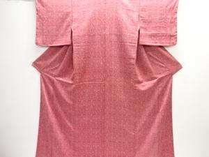 未使用品　更紗模様小紋着物